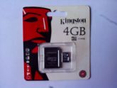 cartao de memoria micro sd kingston 4 GB 17,00 freti gratis